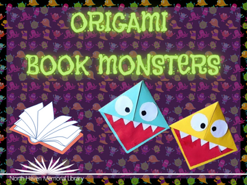 Origami Book Monster logo