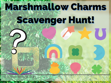 Marshmallow Charms Scavenger Hunt Logo 
