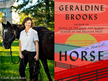 Geraldine Brooks and Horse Book Cover