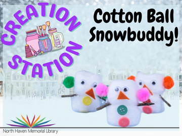 Cotton Ball Snow Buddy Image 