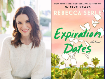 photo of Rebecca Serle and book cover Expiration Dates