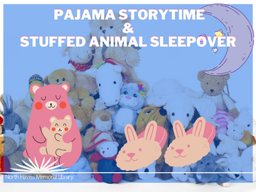pj storytime and stuffed animal sleepover logo 