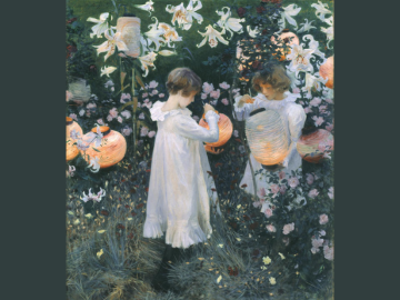 Painting "Carnation, Lily, Lily, Rose" by James Singer Sargent