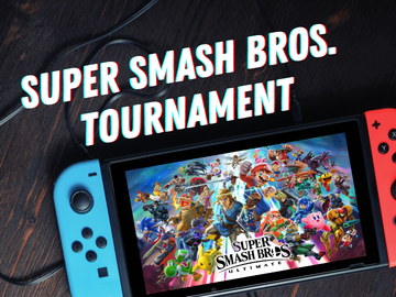 Program name in white letters over black table background with Nintendo Switch image in foreground