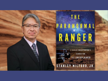 Photo of Stanley Milford Jr. and his book cover