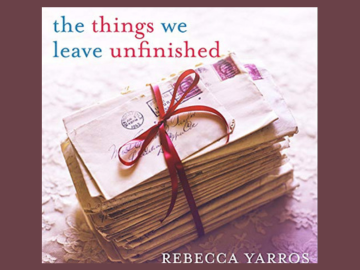 The Things We Leave Unfinished Book Cover 