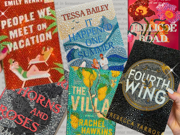 Bedazzled Book Covers