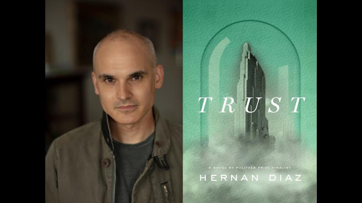 Hernan Diaz and Book Cover