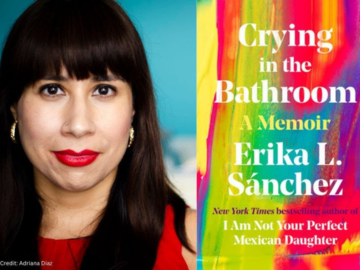 Photo of Erika Sanchez and book cover