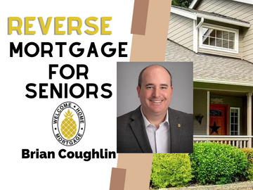 photo of Brian Coughlin and Welcome Home Mortgage logo