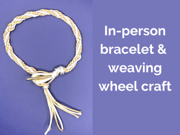 bracelet and weaving wheel