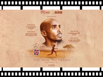 photo of movie poster with mo farah